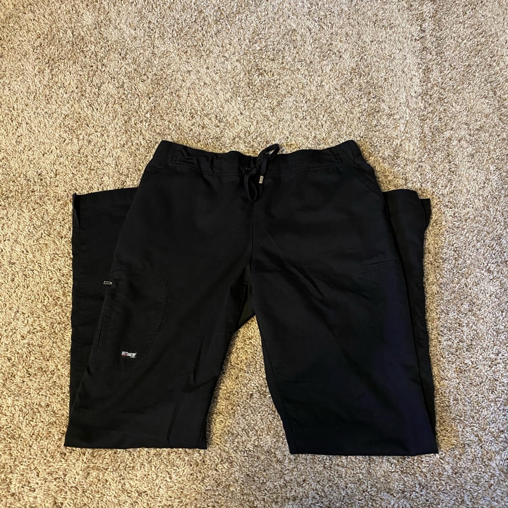 Black Greys Anatomy Mia scrub pants Large TALL